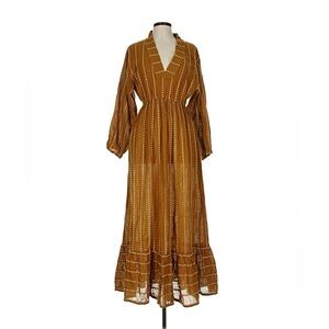 Mustard Long Sleeve Dress - World Market, size L/XL